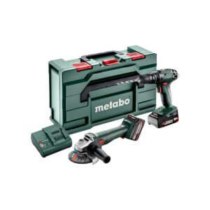 METABO TALADRO ATORN.+AMOLADORA ANGULAR+BATERÍA+REGALO